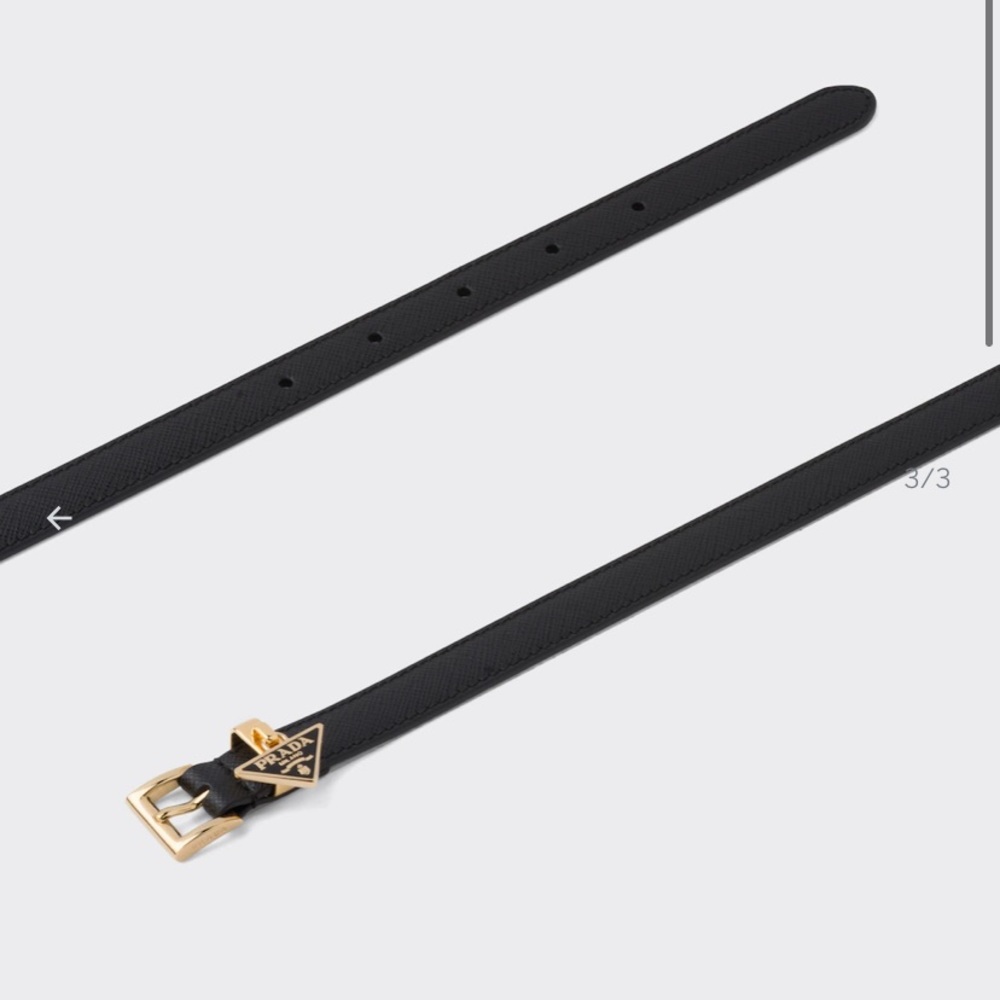 PRADA saffiano belt